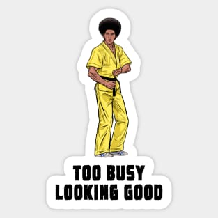 Too Busy Looking Good Sticker